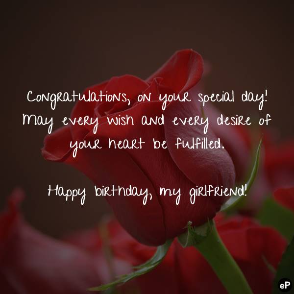 Romantic Birthday Wishes For Girlfriend | birthday wishes for friend, birthday wishes for fiance, psychological birthday wishes