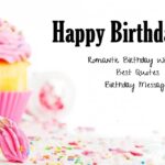Romantic Birthday Wishes Best Quotes Birthday Messages