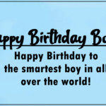 Birthday Wishes for Boys