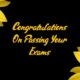 Congratulations for Passing Exam and Good Results Notes Quotes About Appreciation