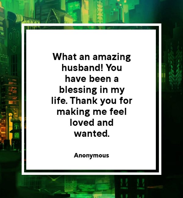 appreciation quotes for husband