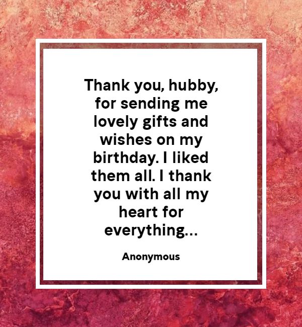 thank you husband quotes