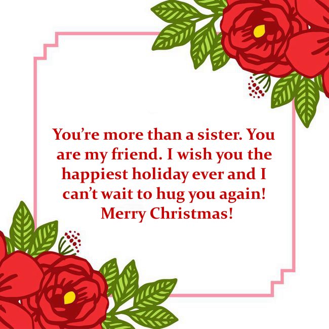 cute christmas quotes for sisters