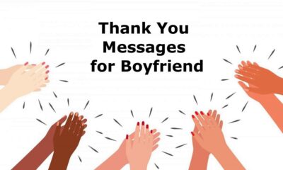 Thank You Messages for Boyfriend Appreciation Messages for Him