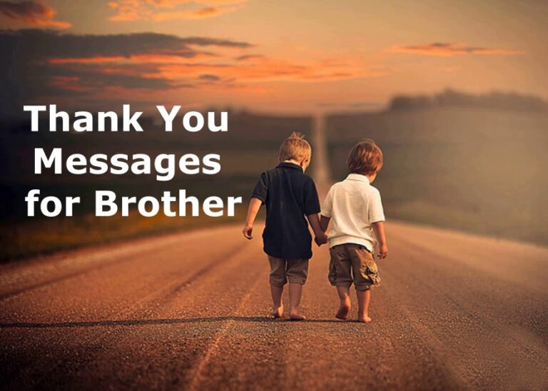 100 Thank You Messages for Brother - Appreciation Quotes – ExplorePic