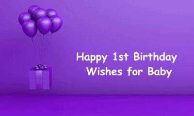 Happy 1st Birthday Wishes for Baby First Birthday Messages