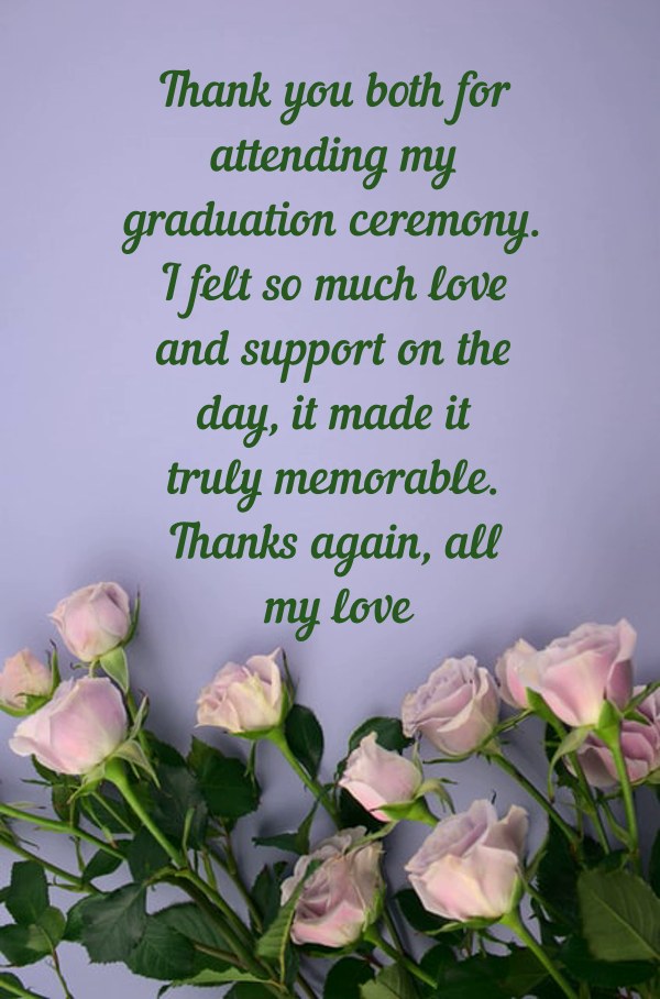 Thank You Messages for Friends on My Graduation best wishes