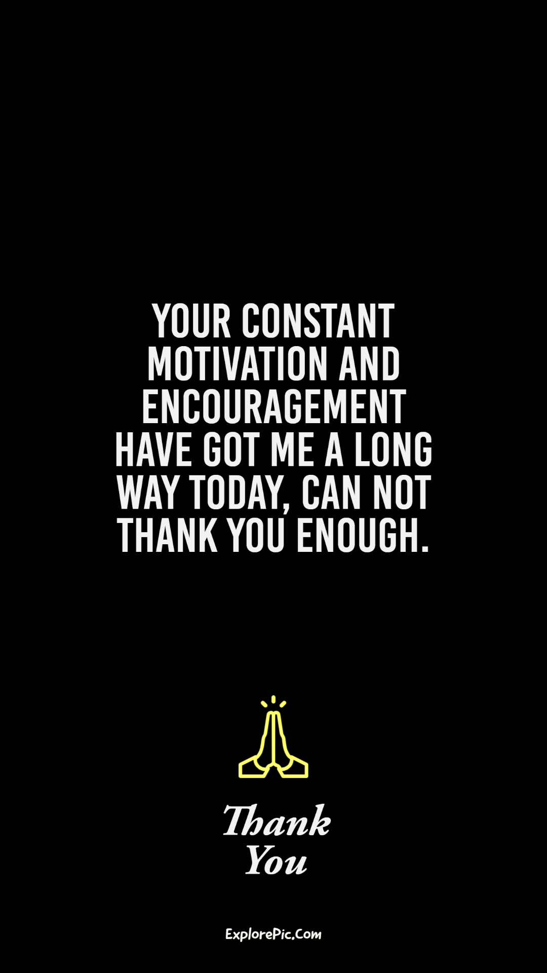 ways to say thank you for your encouragement and positive words