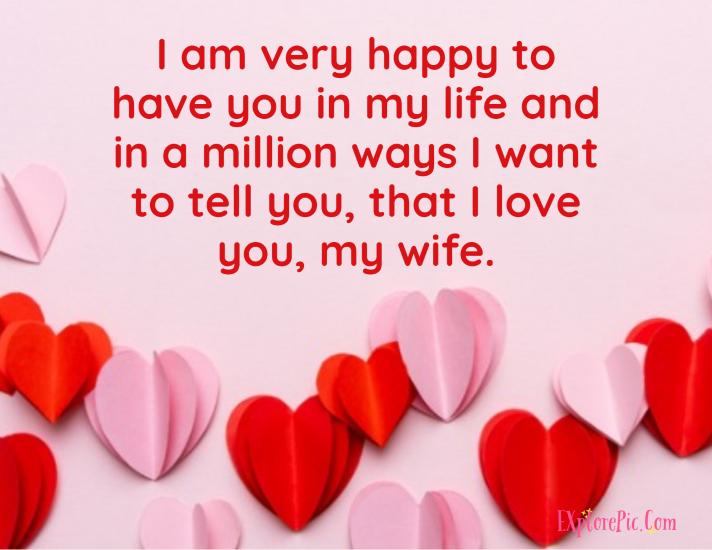 I love you messages for wife Best Love Words For My Wife I Love You