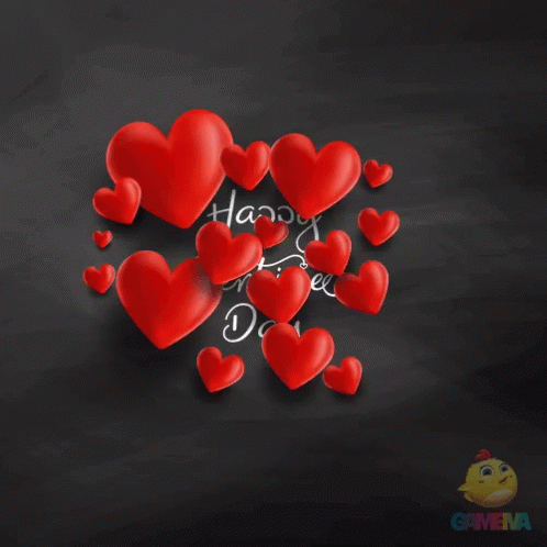 happy valentines day card gif